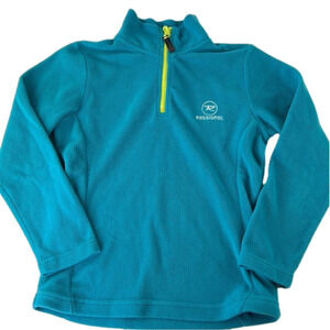 Girl's Rossignol Blue Fleece ¼ zip size 10